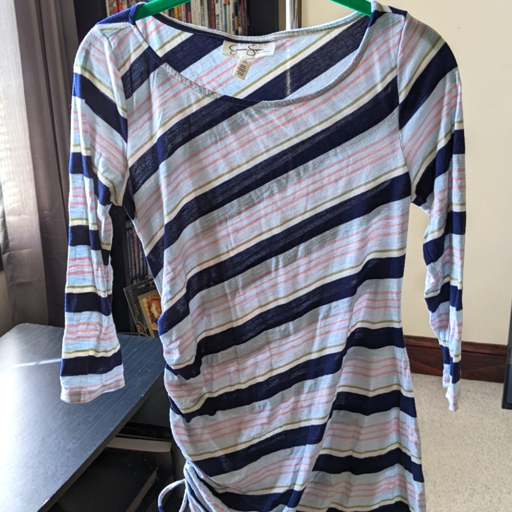 Maternity striped shirt